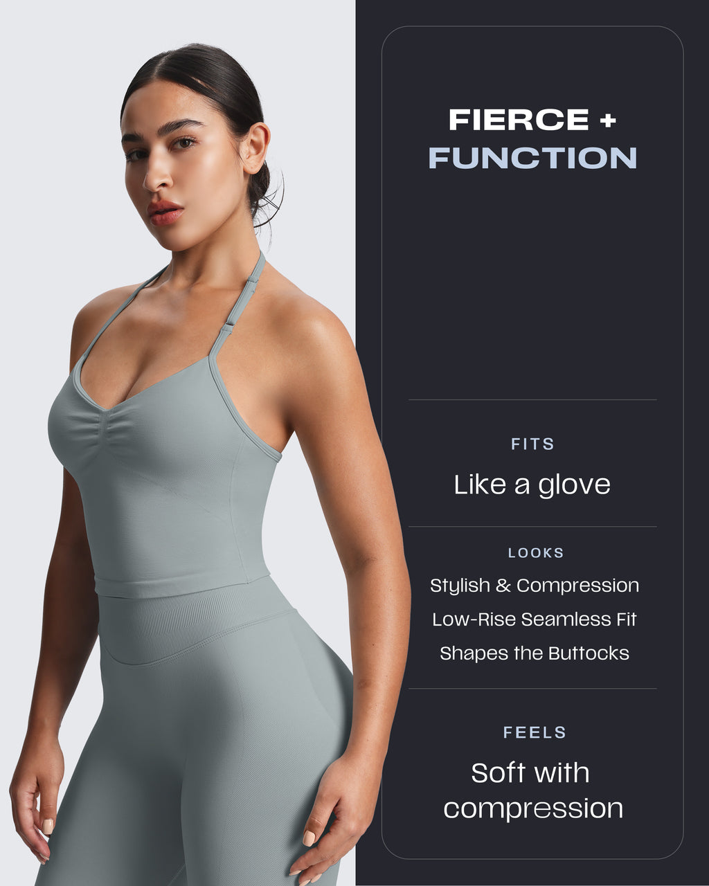 Aoxjox "Impact" Seamless Leggings With Logo