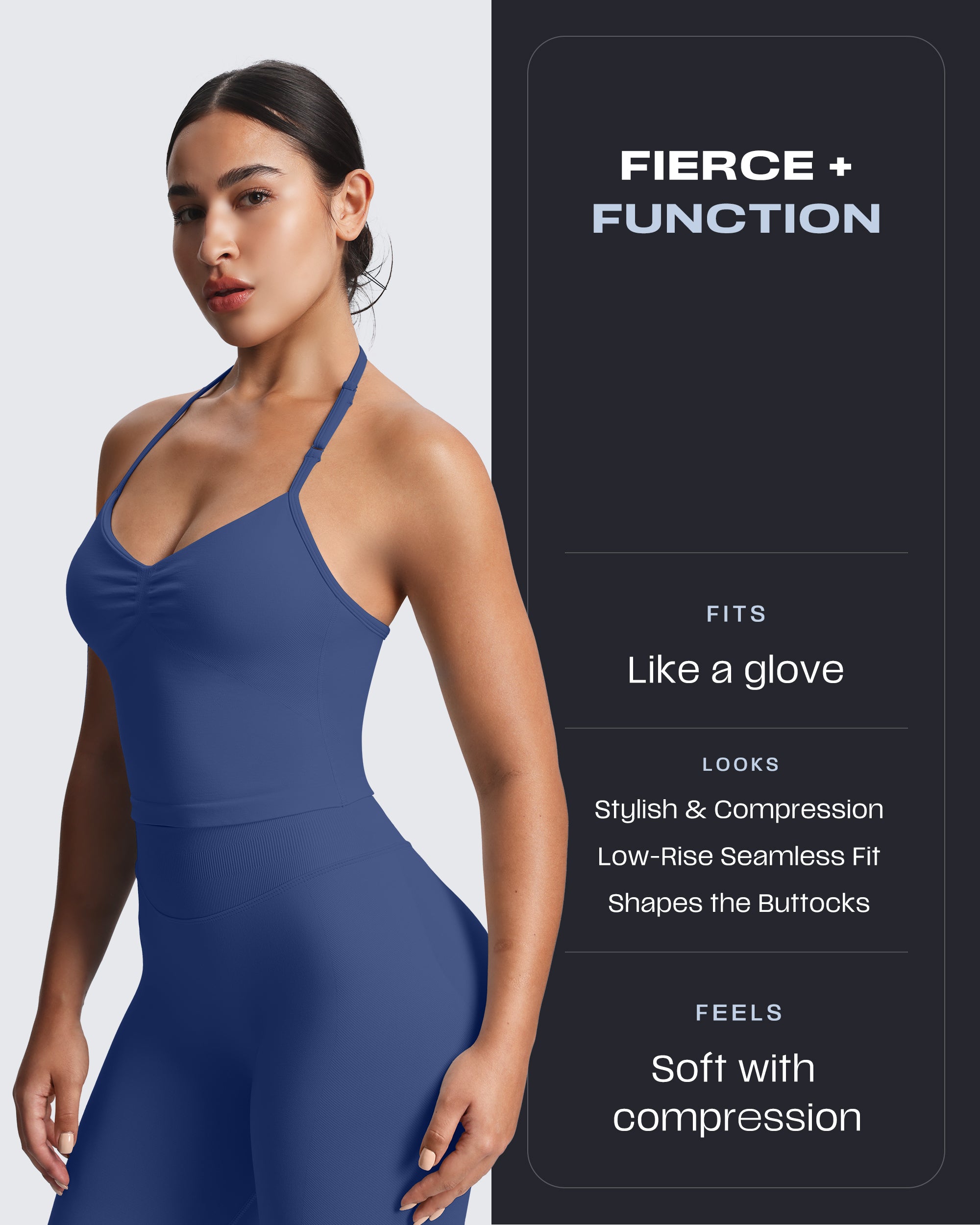 Aoxjox "Impact" Seamless Workout Leggings