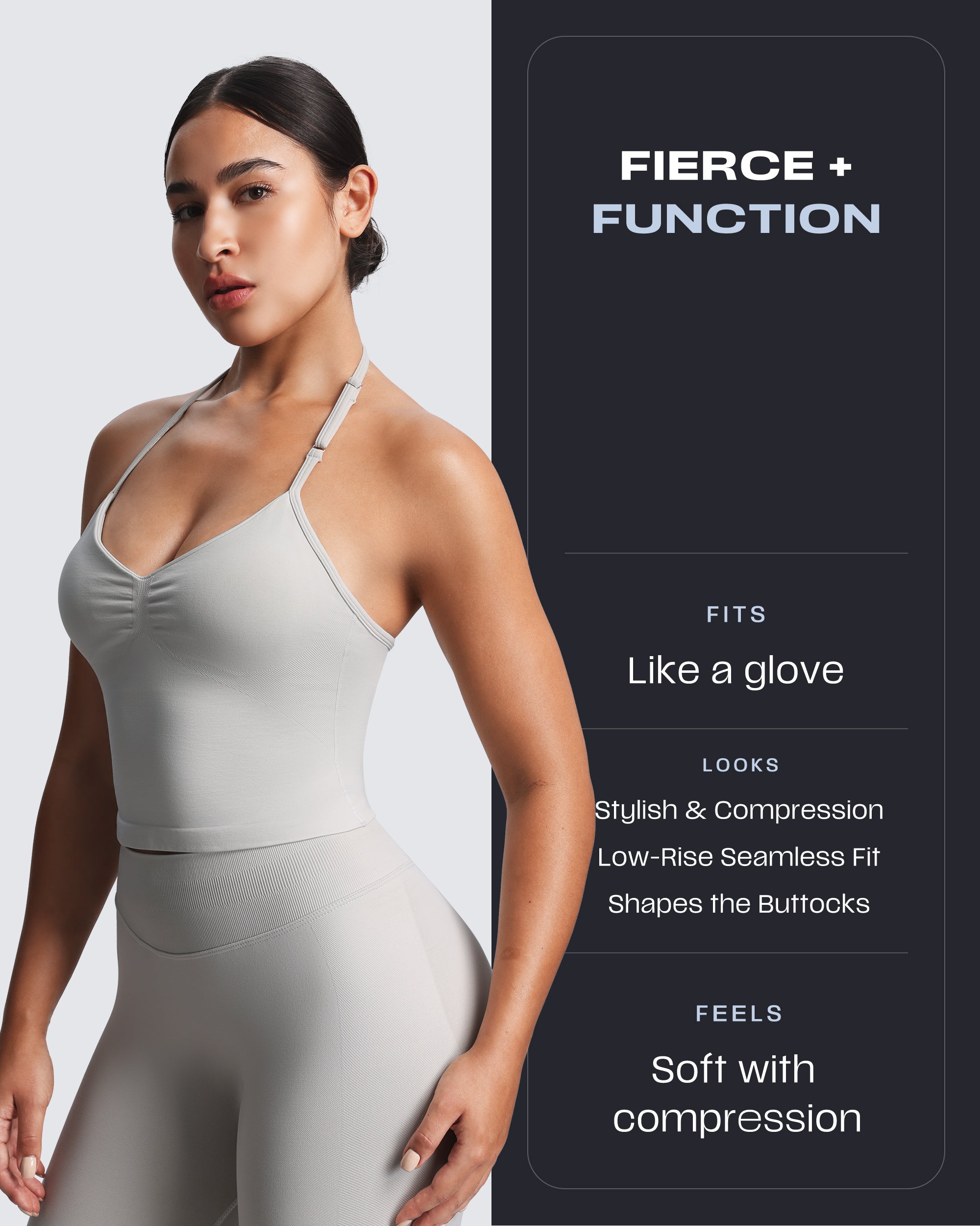 Aoxjox "Impact" Seamless Leggings With Logo