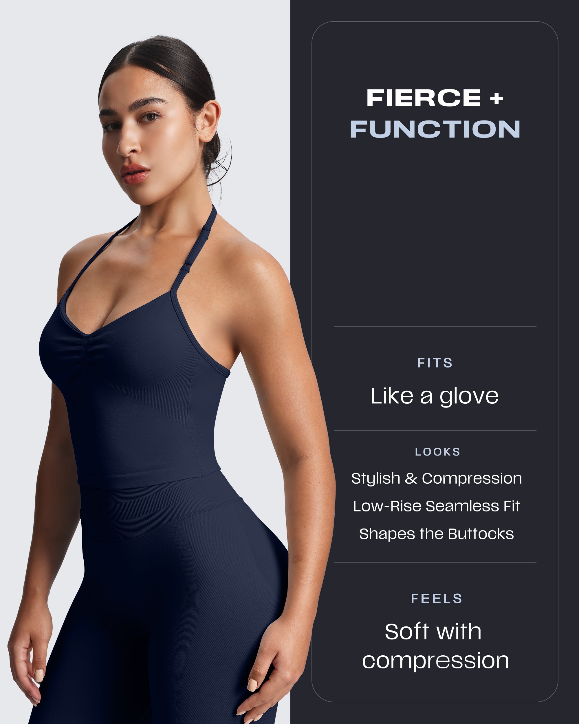 Aoxjox "Impact" Seamless Leggings With Logo