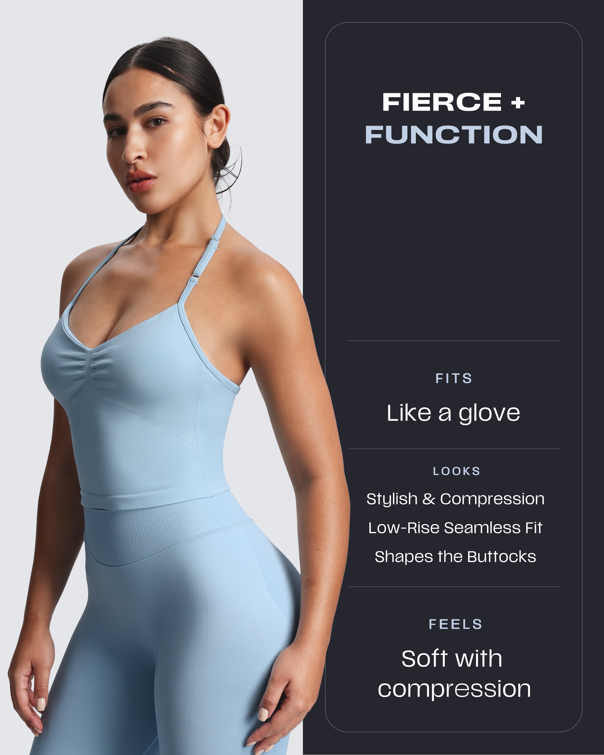 Aoxjox "Impact" Seamless Leggings With Logo