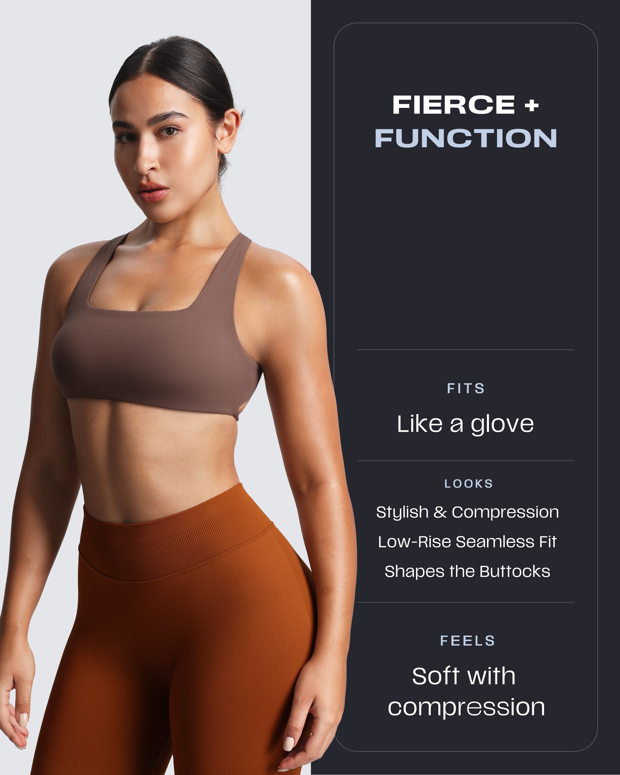 Aoxjox "Impact" Seamless Workout Leggings