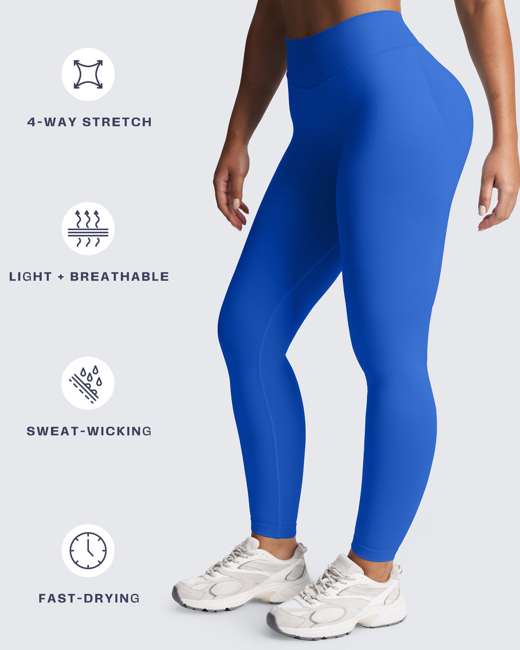 Aoxjox "Impact" Seamless Workout Leggings