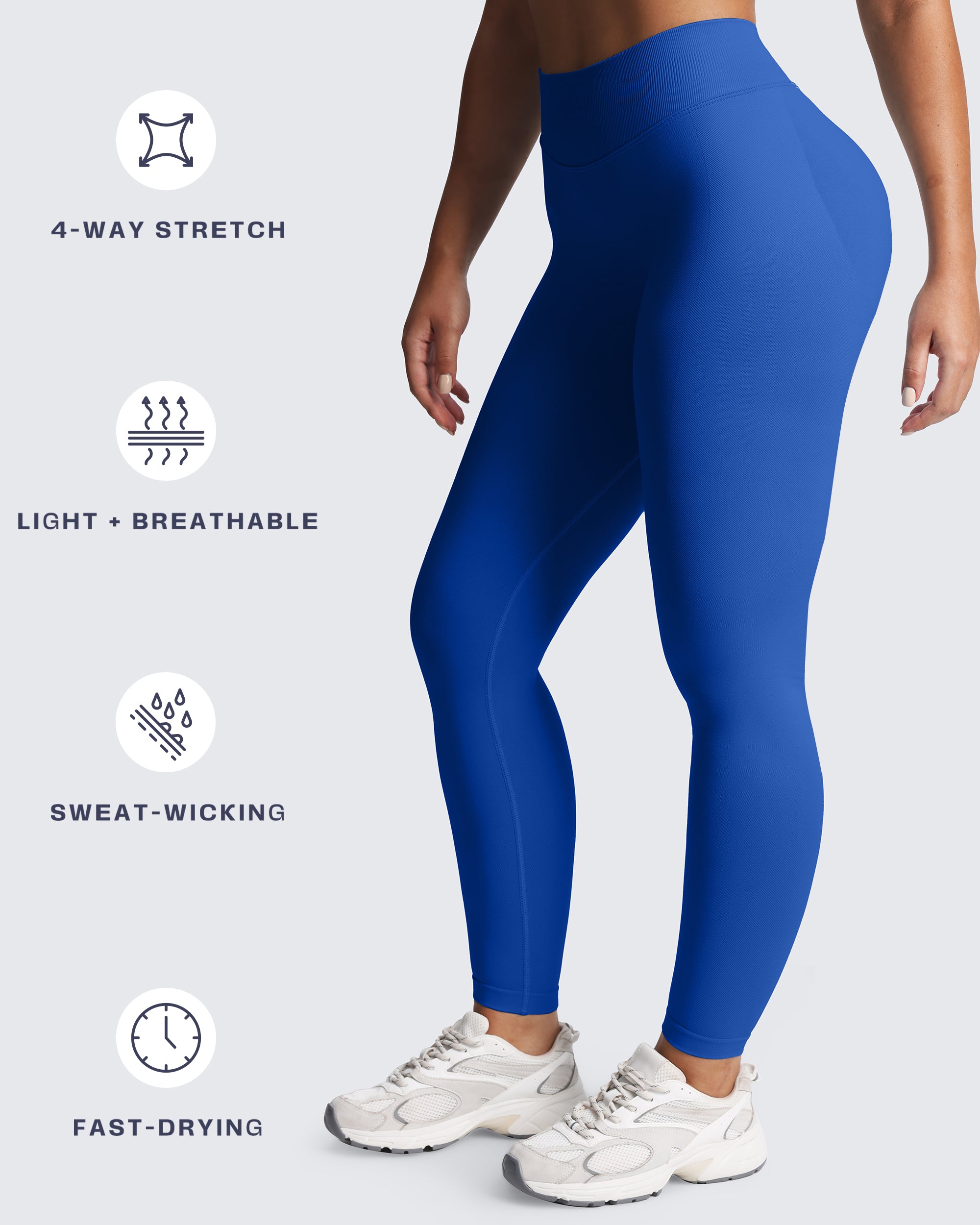 Aoxjox "Impact" Seamless Leggings With Logo