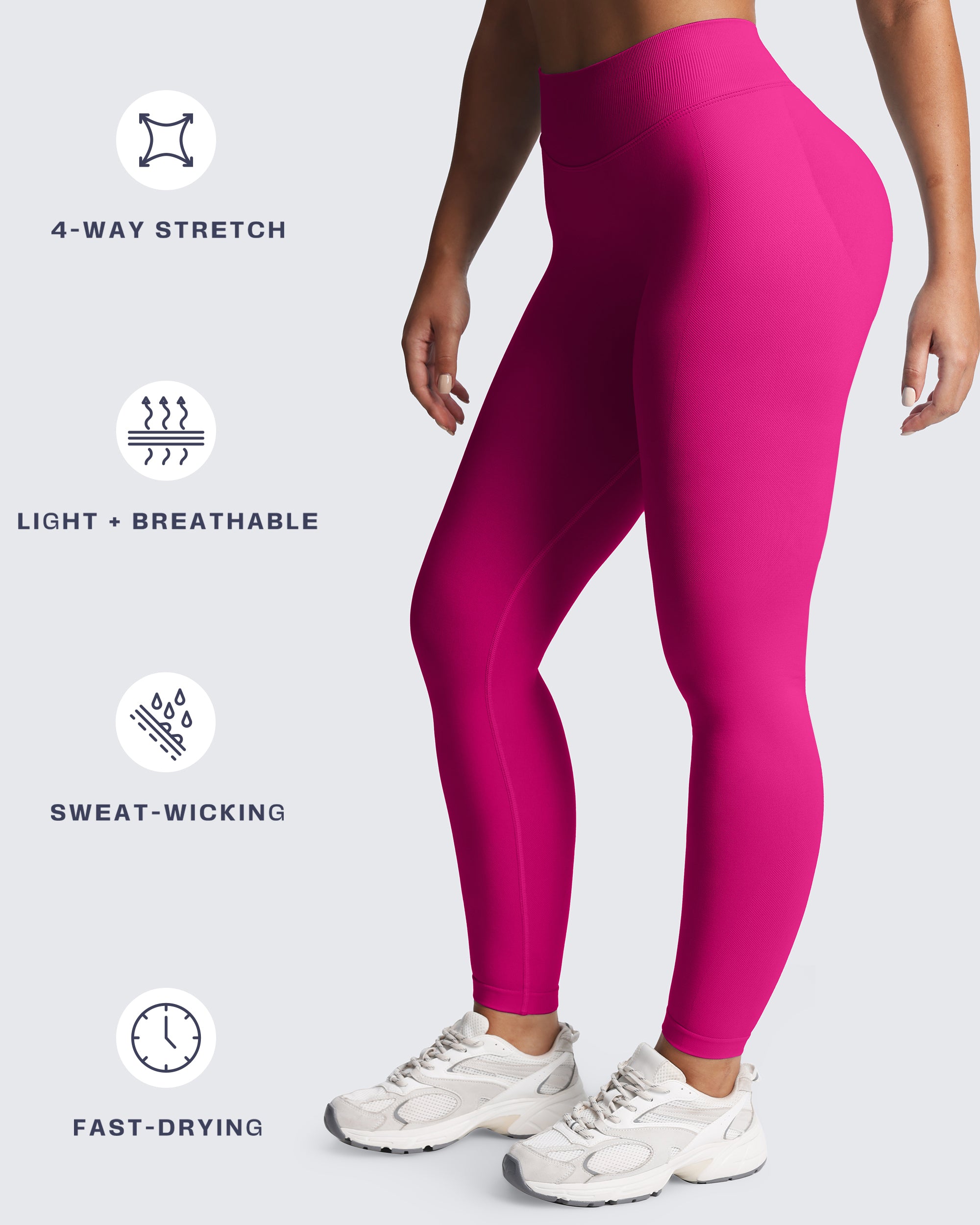 Aoxjox "Impact" Seamless Leggings With Logo
