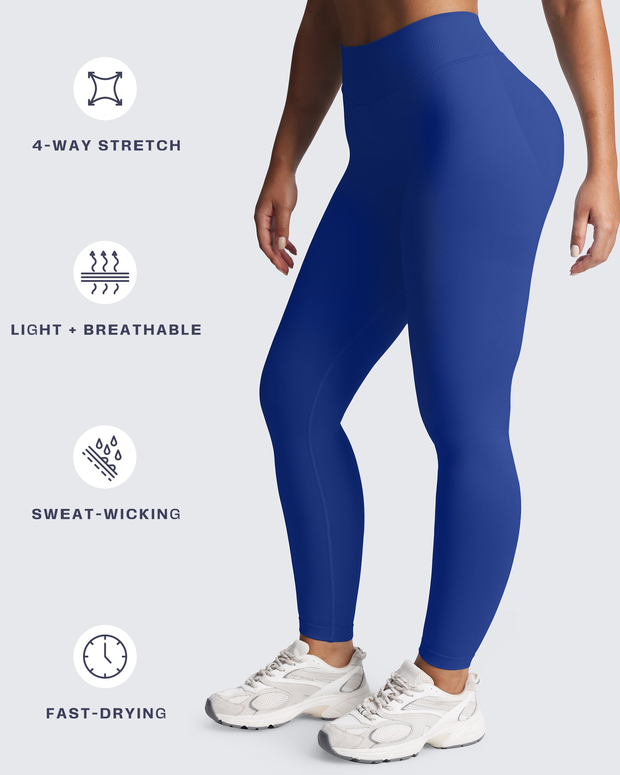 Aoxjox "Impact" Seamless Leggings With Logo