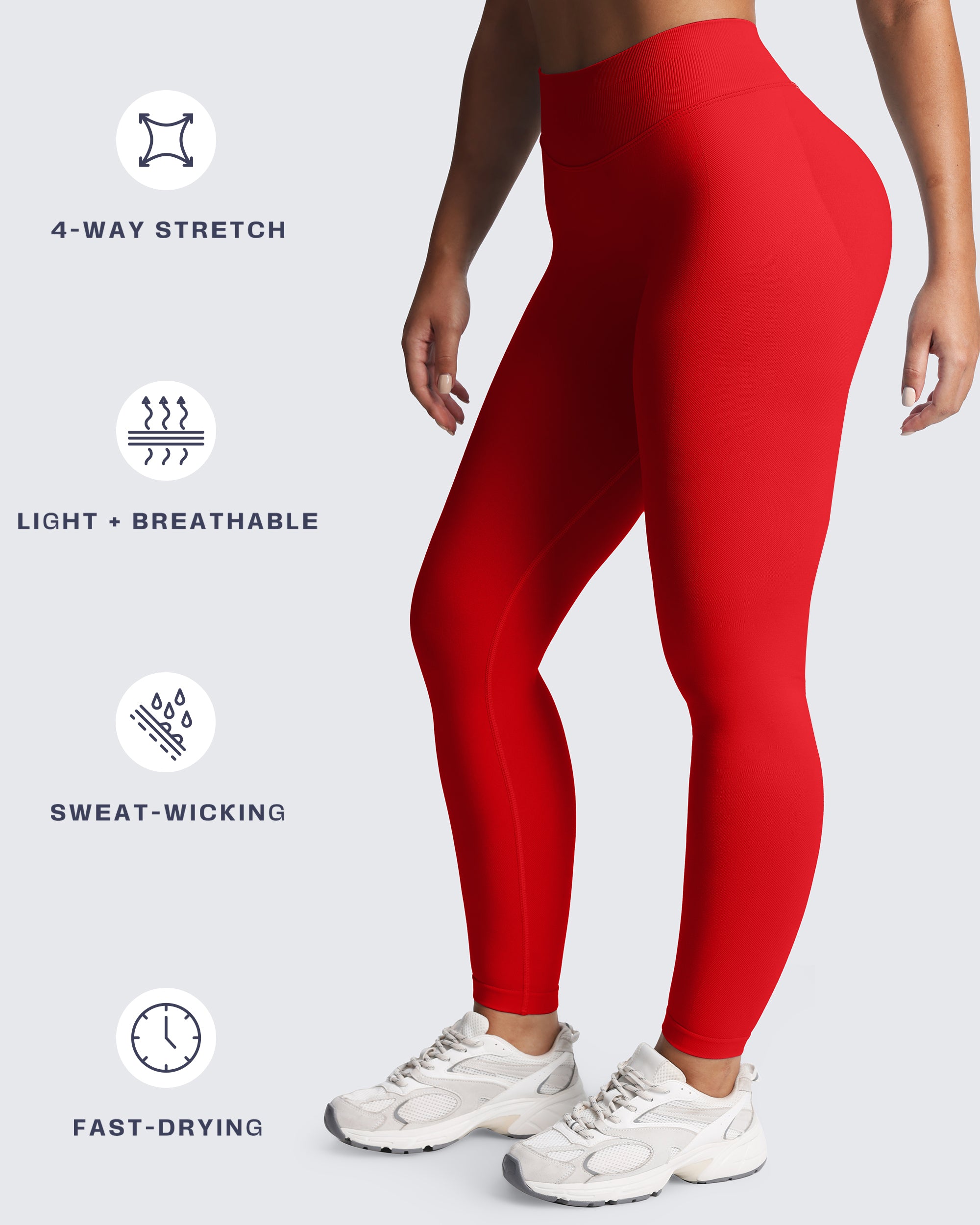 Aoxjox "Impact" Seamless Leggings With Logo