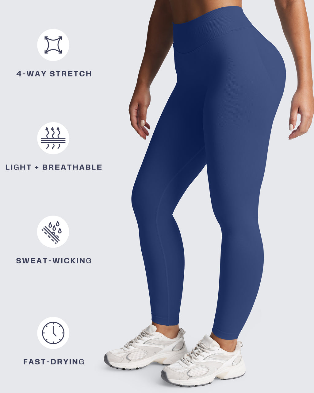 Aoxjox "Impact" Seamless Workout Leggings