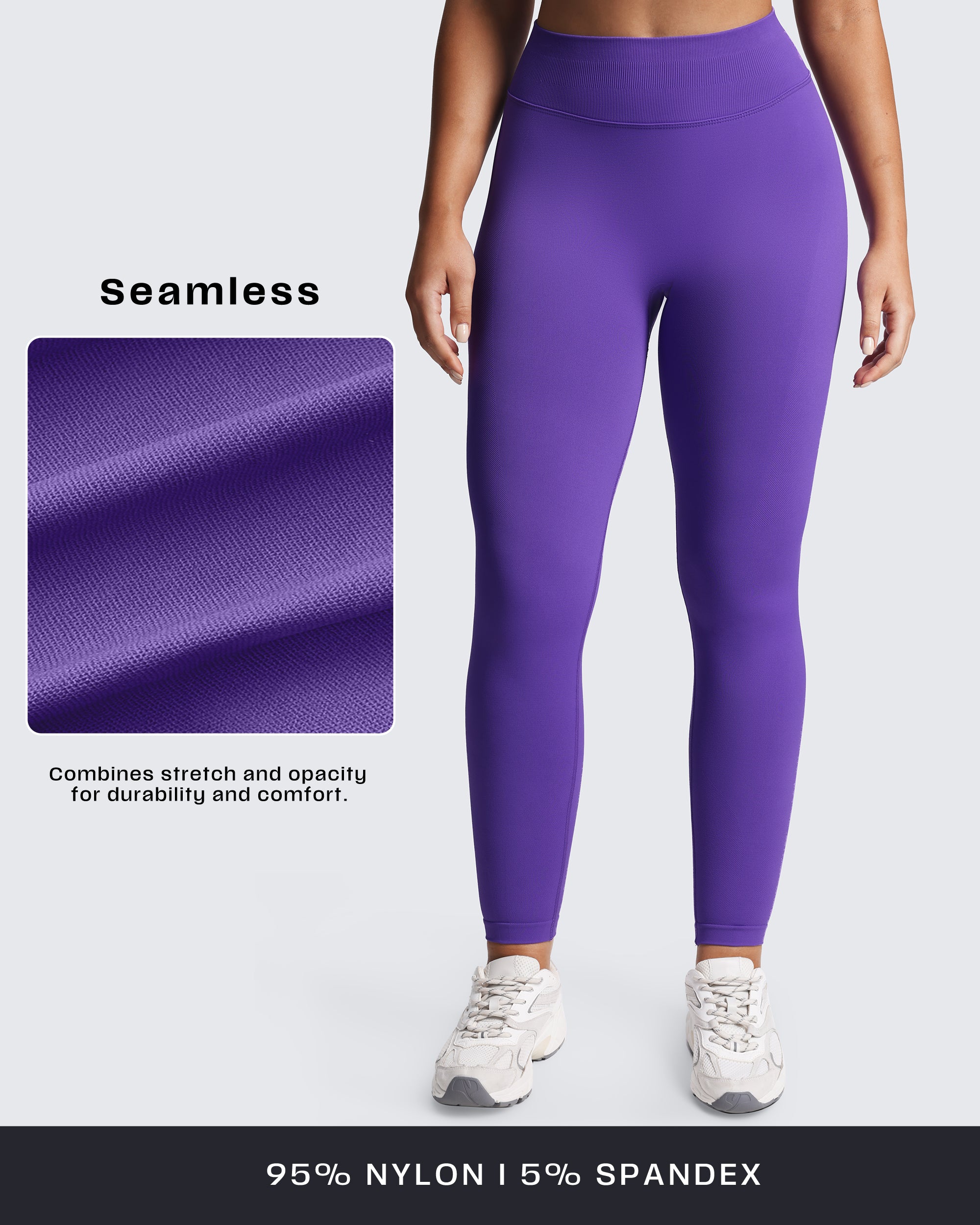 Aoxjox "Impact" Seamless Leggings With Logo