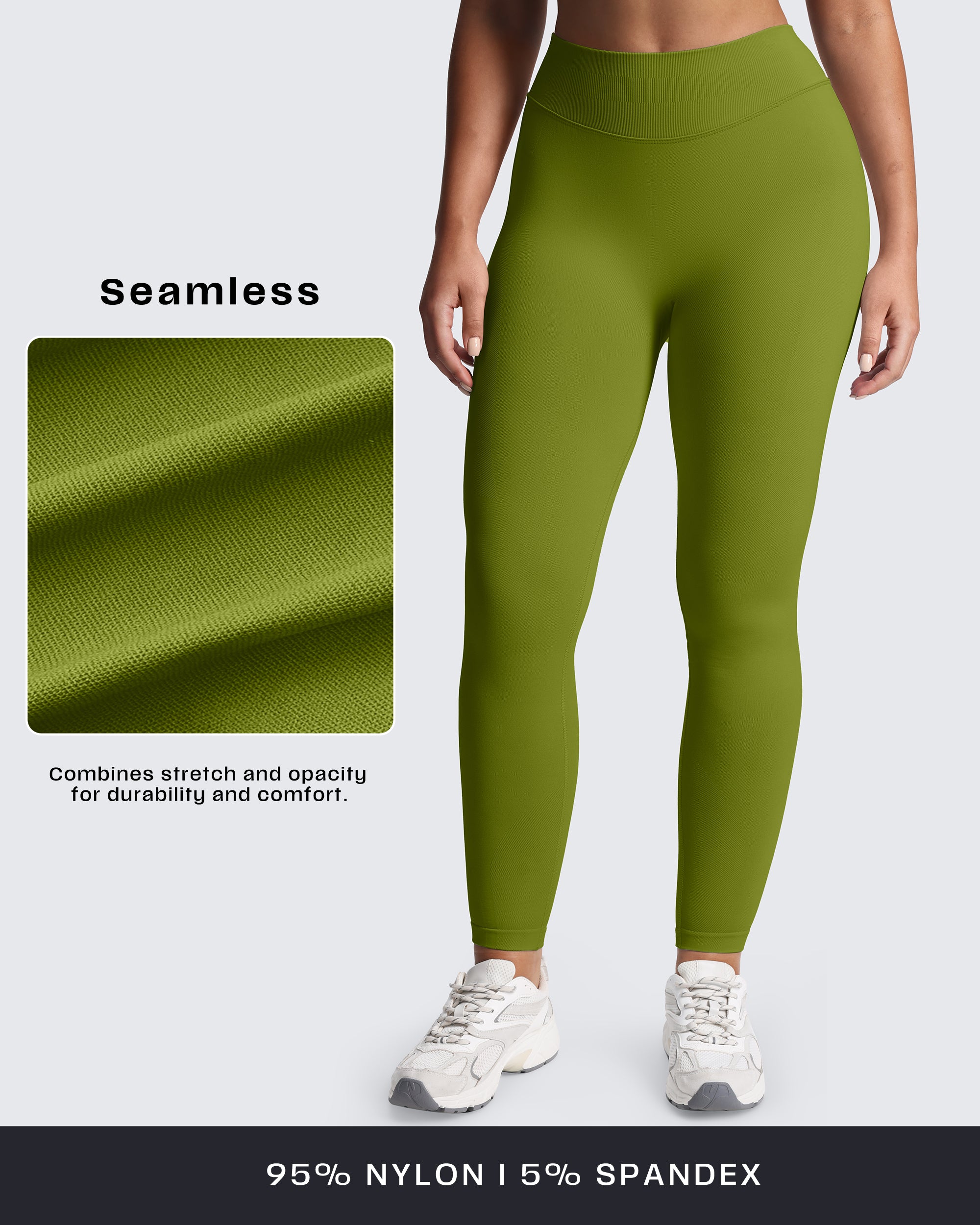 Aoxjox "Impact" Seamless Leggings With Logo