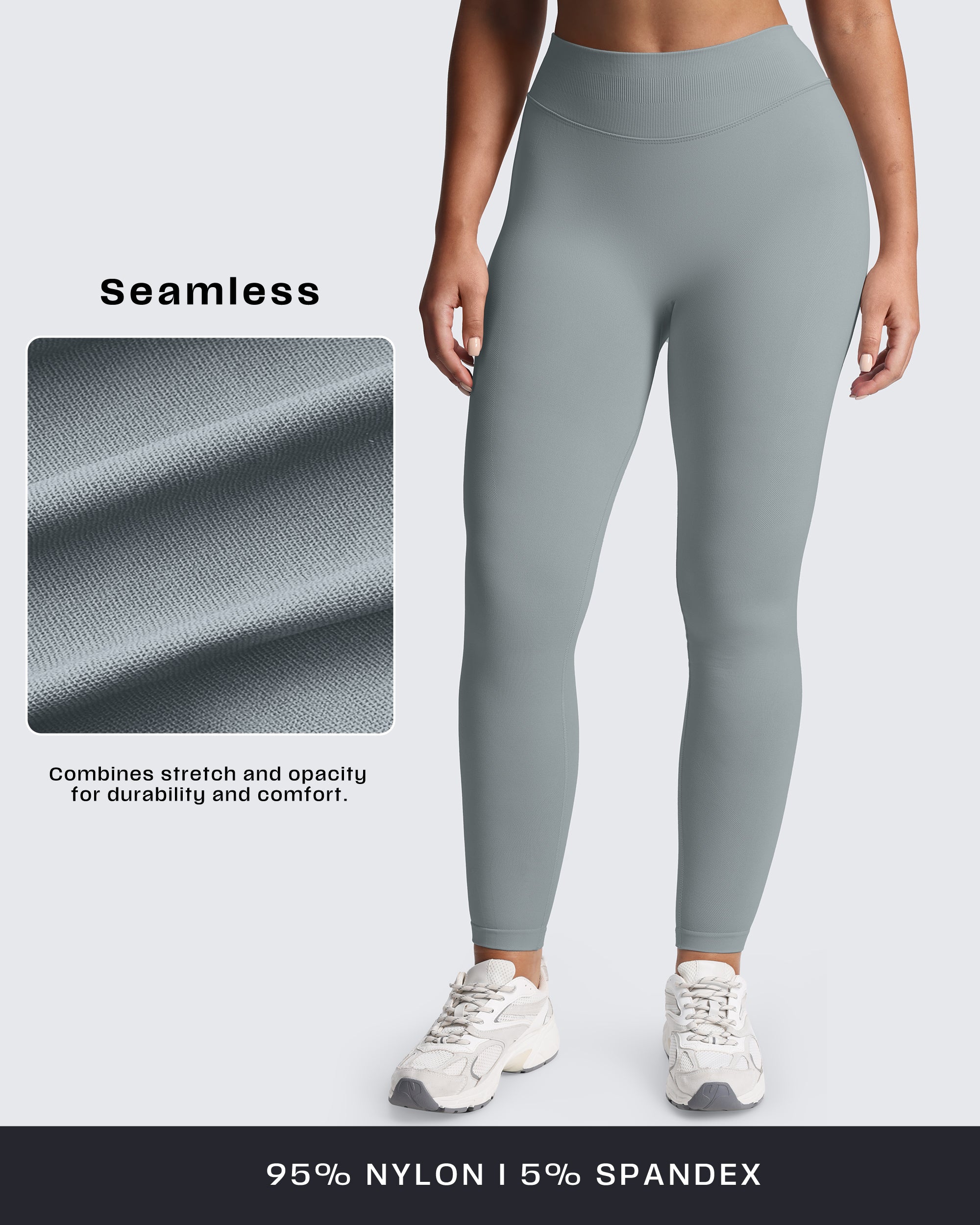 Aoxjox "Impact" Seamless Leggings With Logo