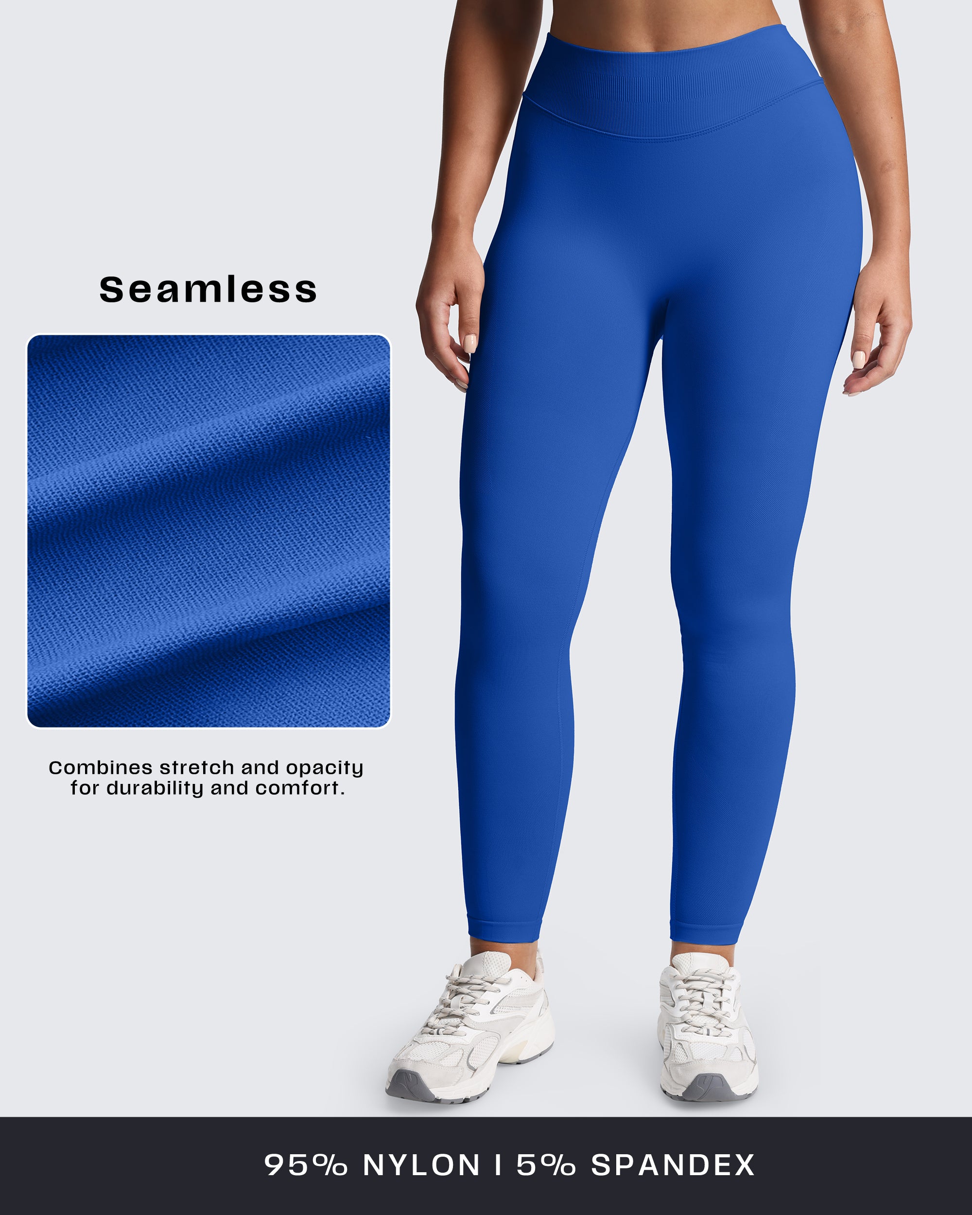 Aoxjox "Impact" Seamless Leggings With Logo