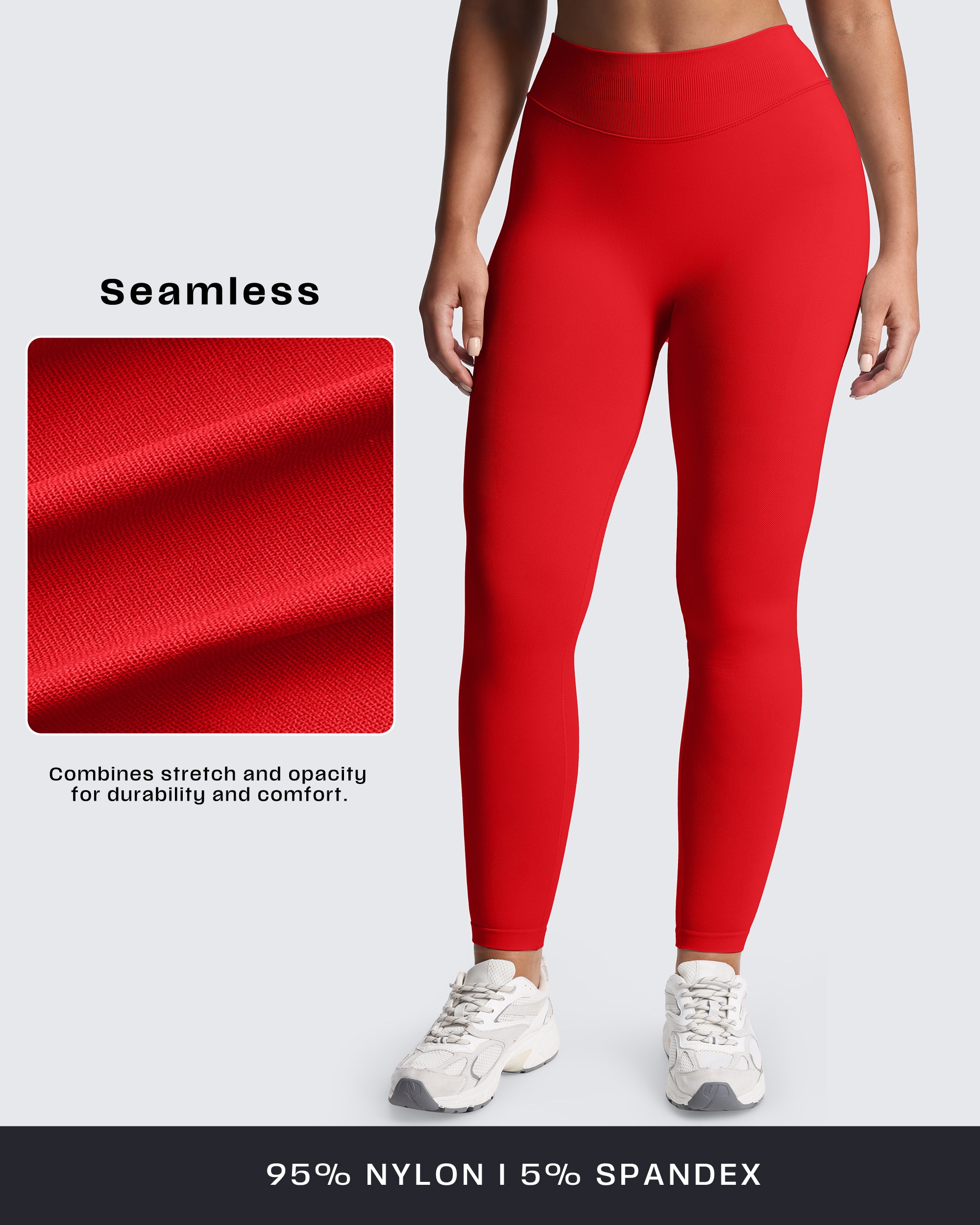 Aoxjox "Impact" Seamless Leggings With Logo