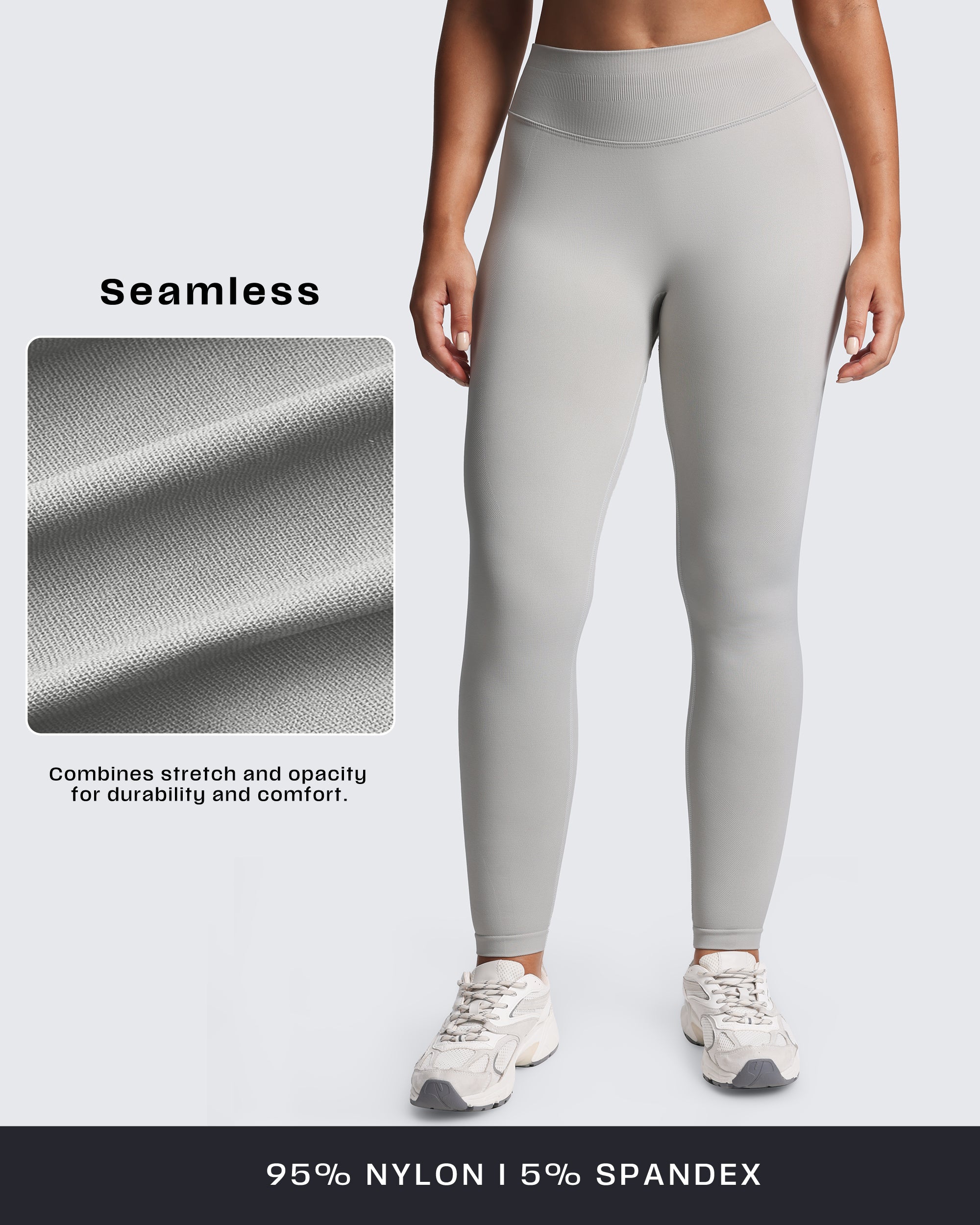 Aoxjox "Impact" Seamless Leggings With Logo