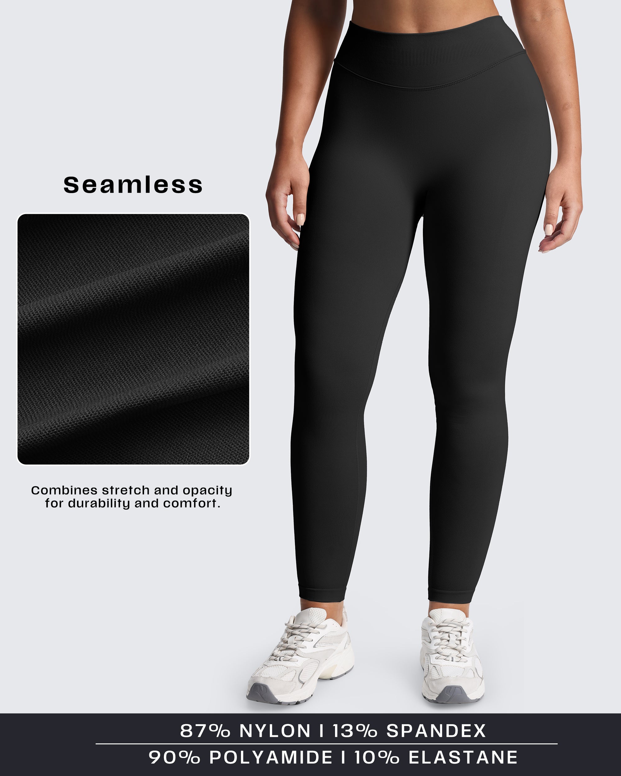 Aoxjox "Impact" Seamless Workout Leggings