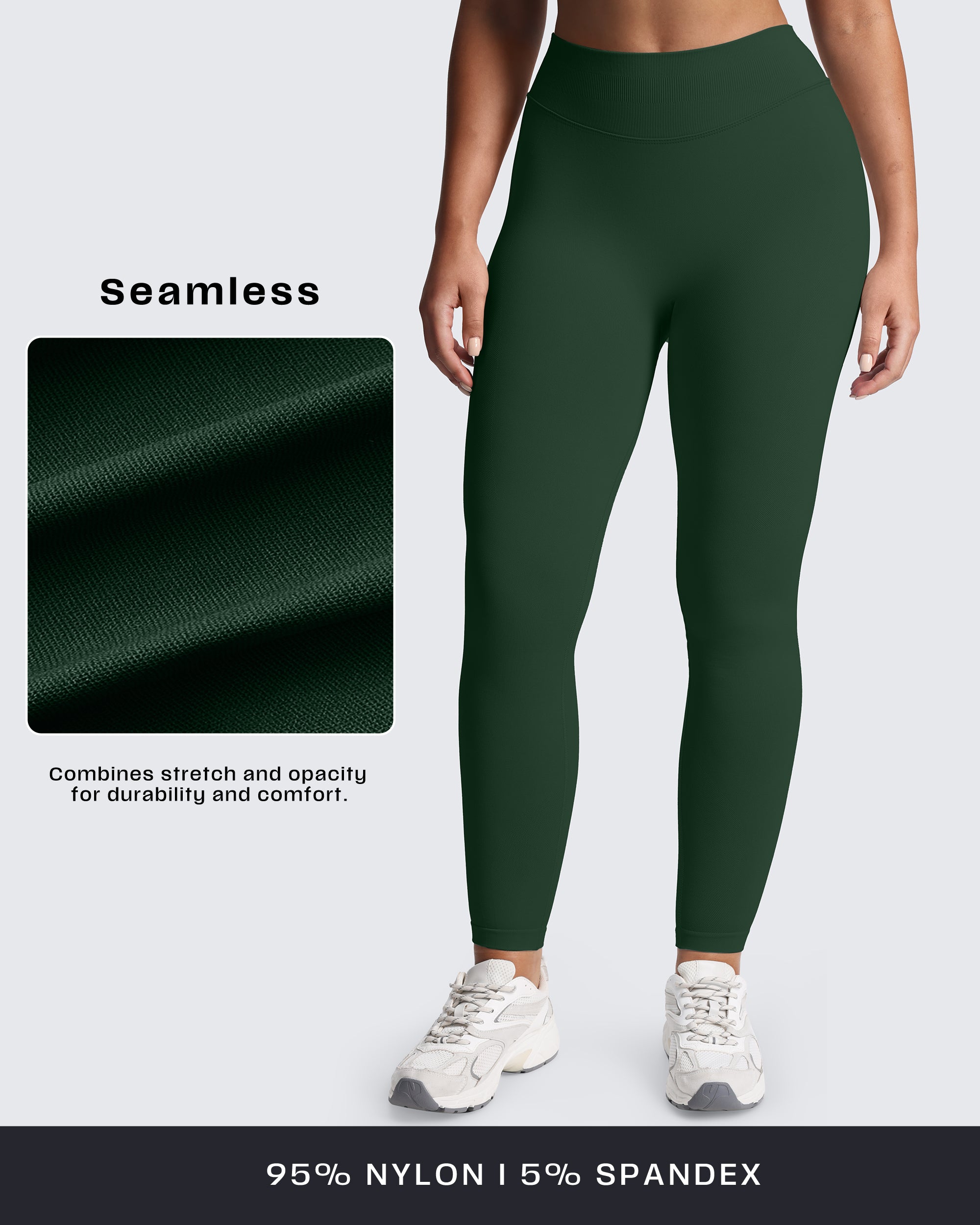 Aoxjox "Impact" Seamless Leggings With Logo