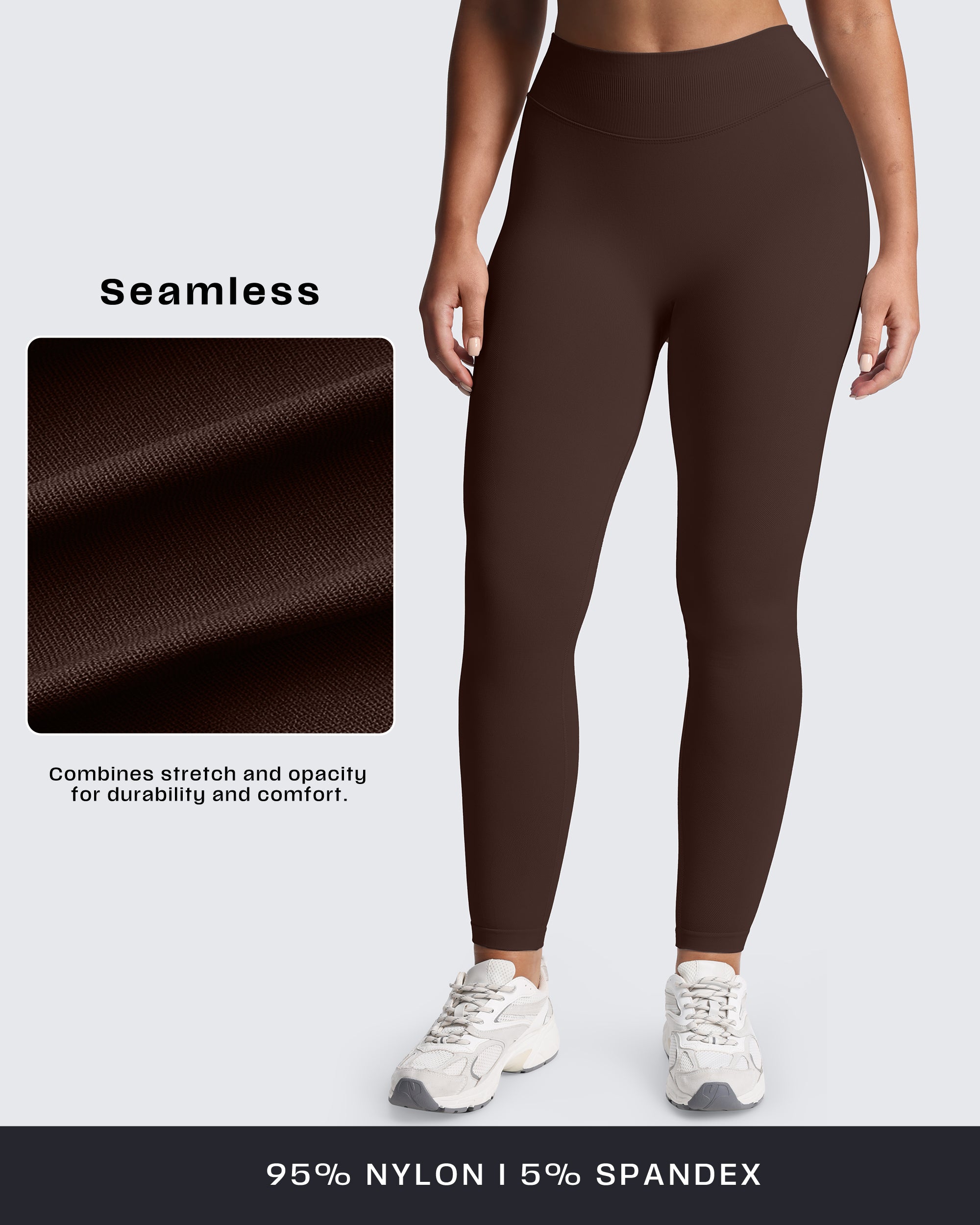 Aoxjox "Impact" Seamless Leggings With Logo