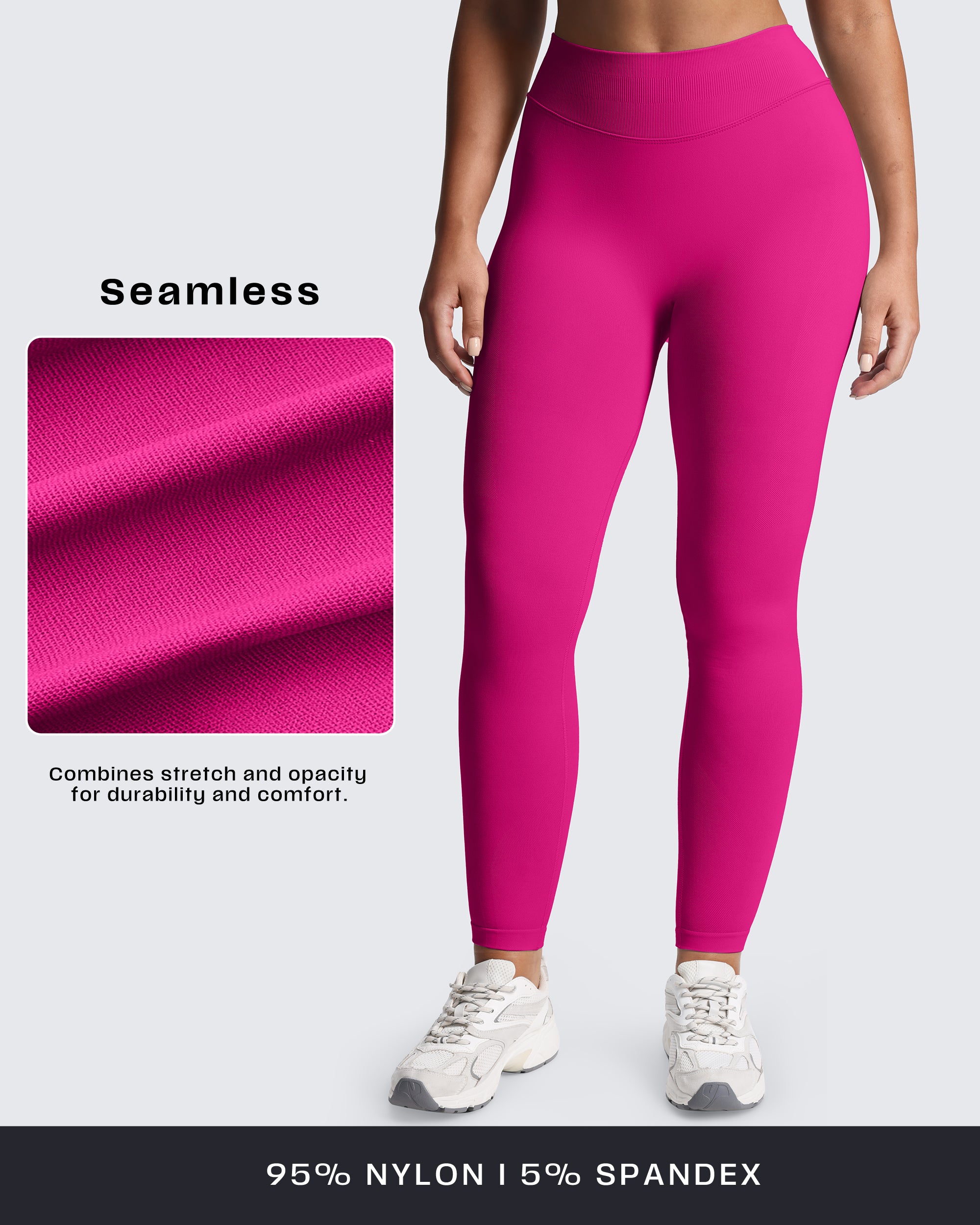 Aoxjox "Impact" Seamless Leggings With Logo