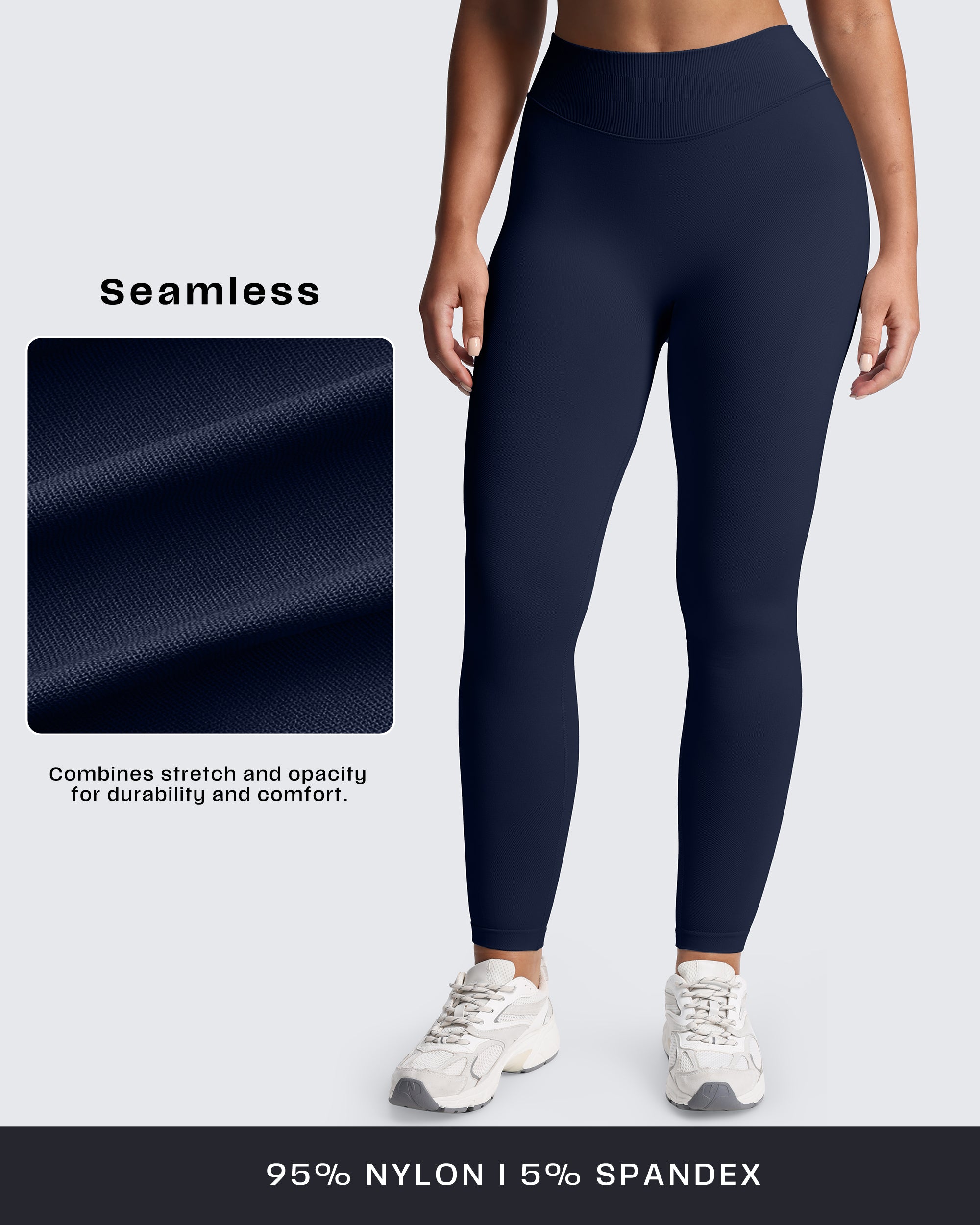 Aoxjox "Impact" Seamless Leggings With Logo