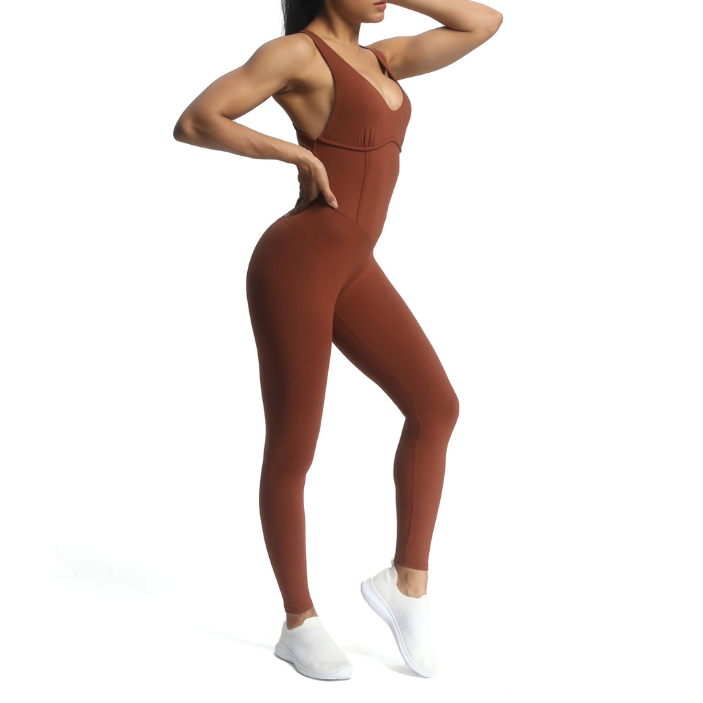 Aoxjox "Brooke"  Open Back Full Bodysuit