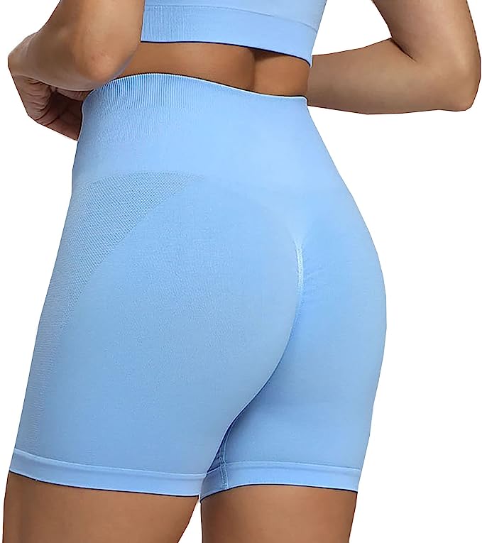 Aoxjox Asset 6" Seamless Scrunch Shorts (Brights)
