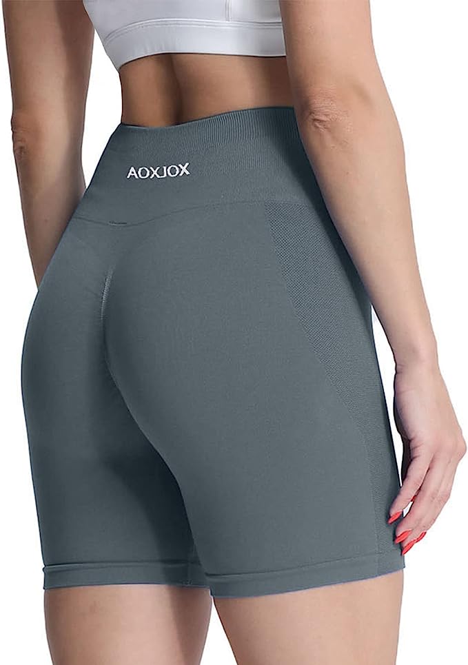 Aoxjox Asset 6" Seamless Scrunch Shorts (Darks/Neutrals)