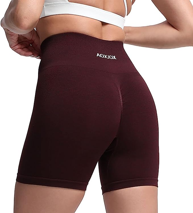Aoxjox Asset 6" Seamless Scrunch Shorts (Darks/Neutrals)