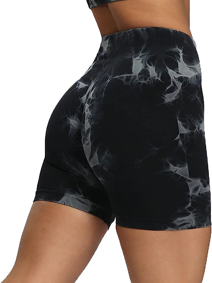 Aoxjox Asset 6" Seamless Scrunch Shorts (Darks/Neutrals)