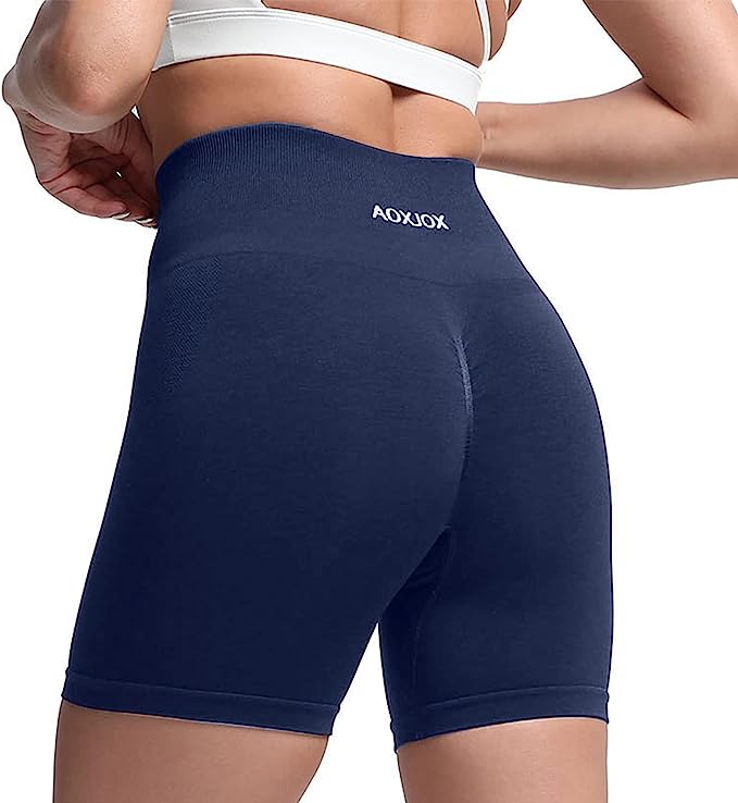 Aoxjox Asset 6" Seamless Scrunch Shorts (Darks/Neutrals)