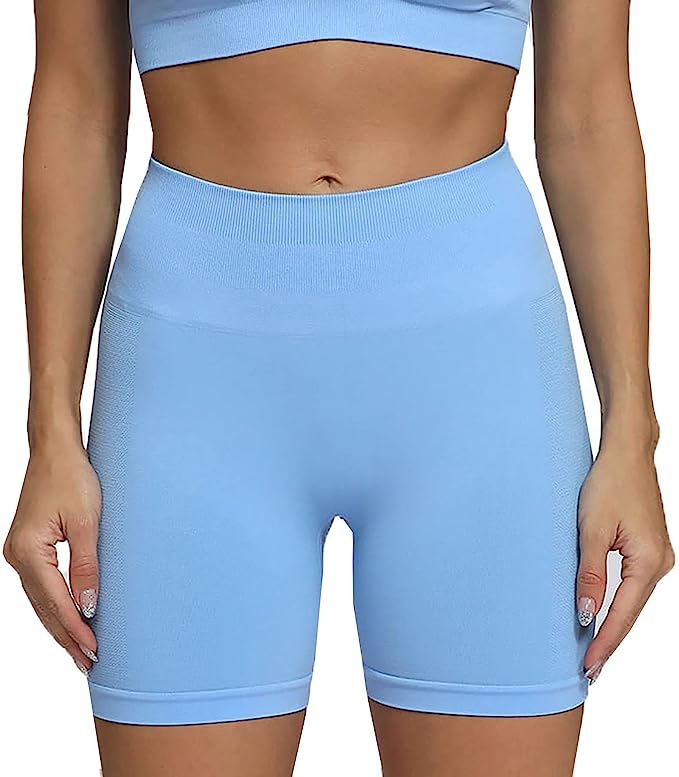 Aoxjox Asset 6" Seamless Scrunch Shorts (Brights)