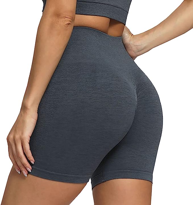 Aoxjox Asset 6" Seamless Scrunch Shorts (Darks/Neutrals)