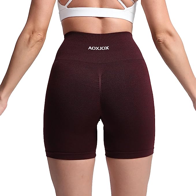 Aoxjox Asset 6" Seamless Scrunch Shorts (Darks/Neutrals)