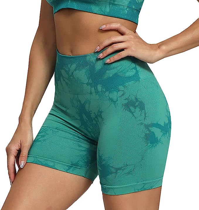 Aoxjox Asset 6" Seamless Scrunch Shorts (Brights)