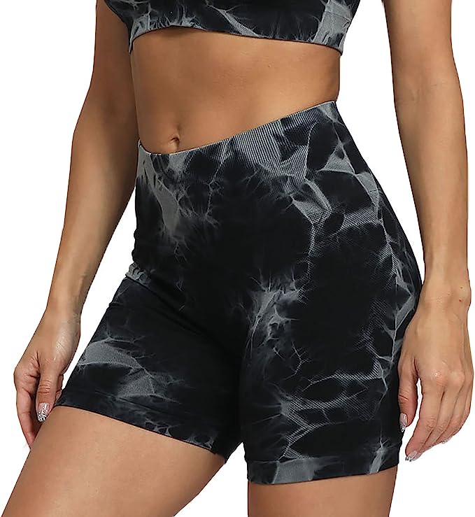 Aoxjox Asset 6" Seamless Scrunch Shorts (Darks/Neutrals)