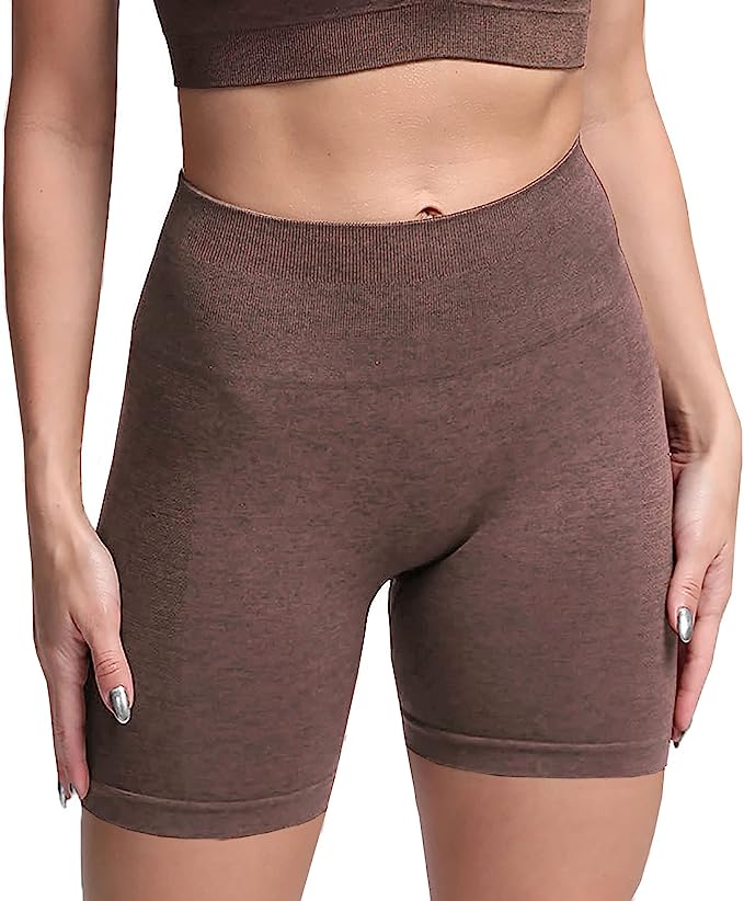 Aoxjox Asset 6" Seamless Scrunch Shorts (Darks/Neutrals)