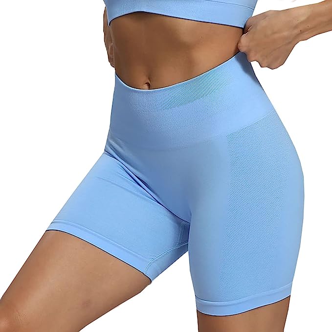 Aoxjox Asset 6" Seamless Scrunch Shorts (Brights)