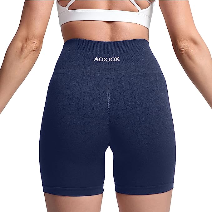 Aoxjox Asset 6" Seamless Scrunch Shorts (Darks/Neutrals)