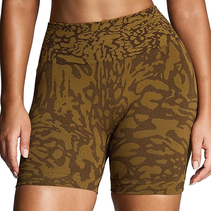 Aoxjox Camo Seamless Shorts