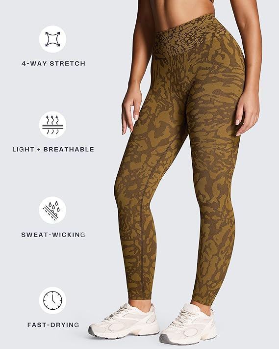 Aoxjox Camo Seamless Legging