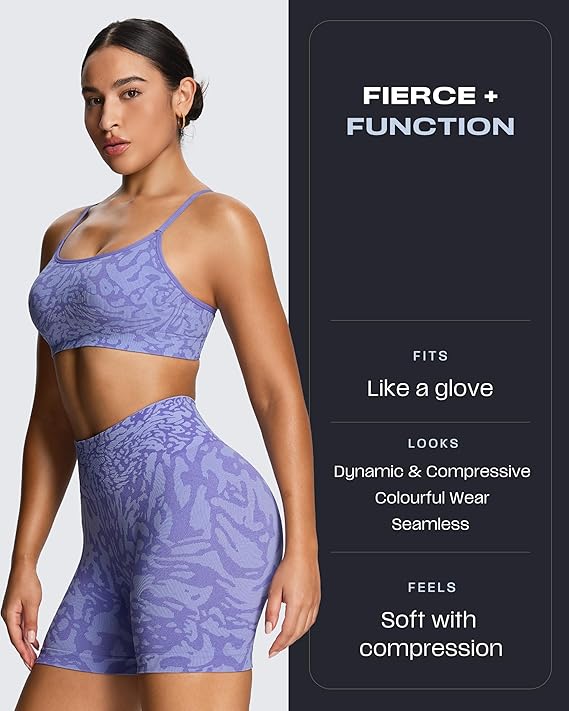 Aoxjox Camo Seamless Shorts