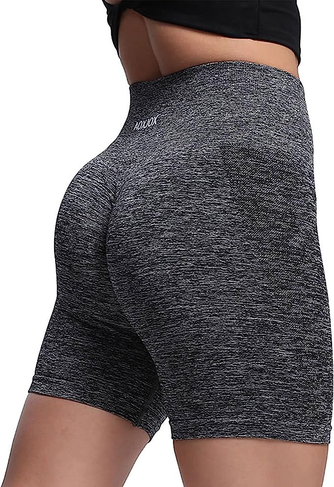 Aoxjox Asset 6" Seamless Scrunch Shorts (Darks/Neutrals)
