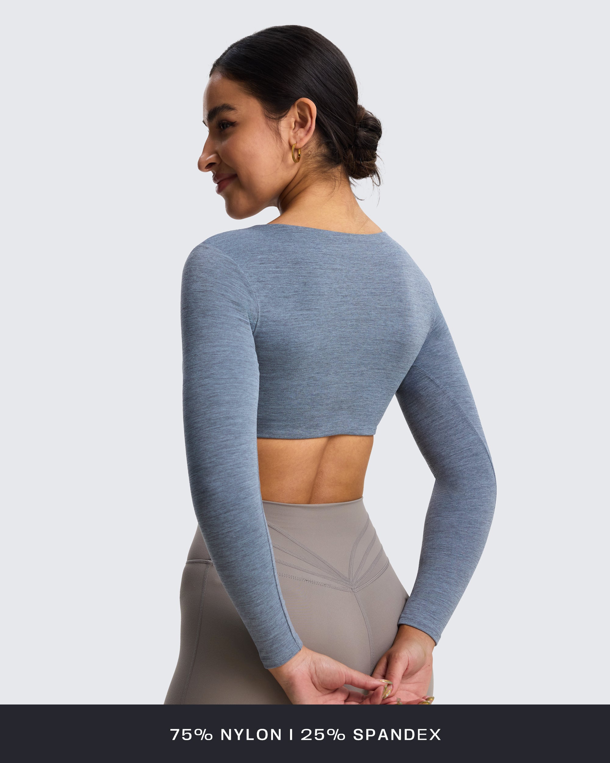 Aoxjox "Stacey" V Neck Long Sleeve