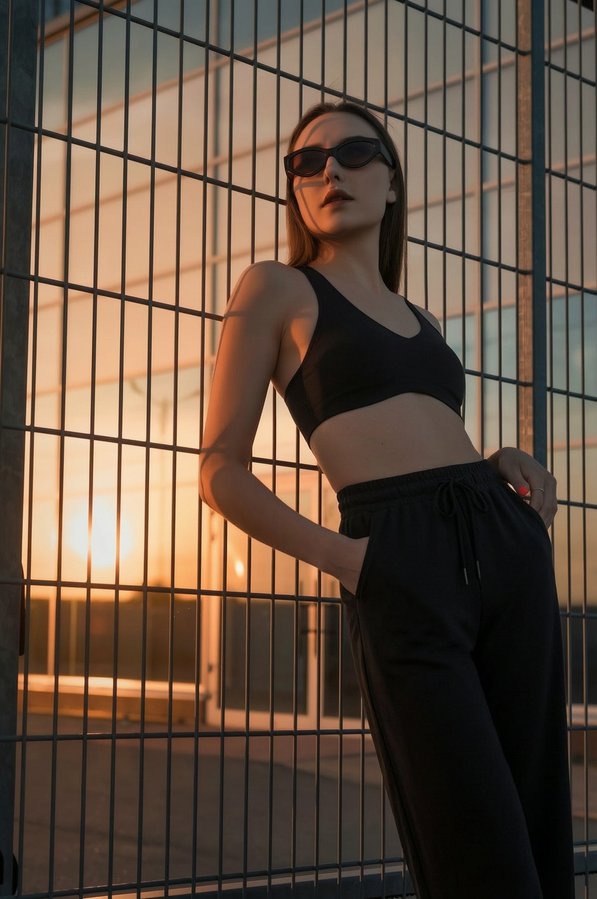 Aoxjox "Form" High neck racer Back Bra