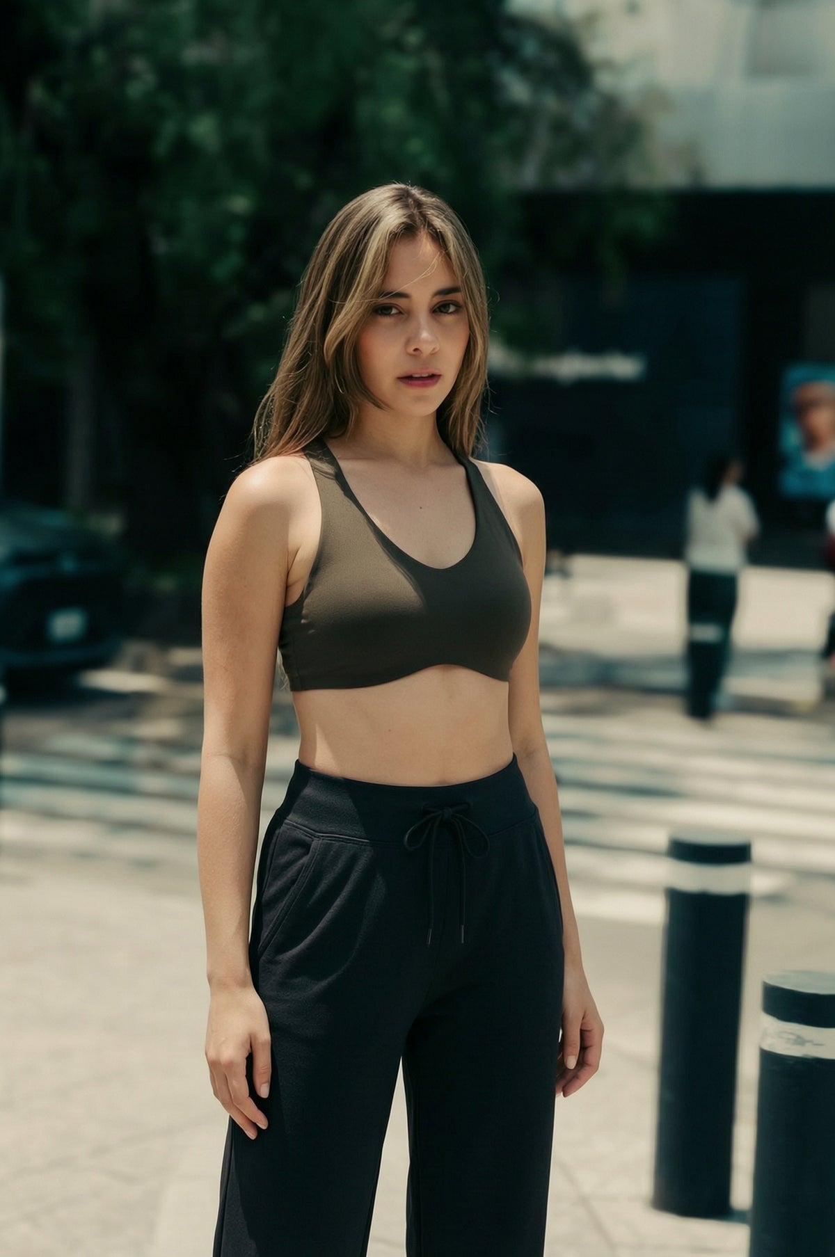 Aoxjox "Form" High neck racer Back Bra