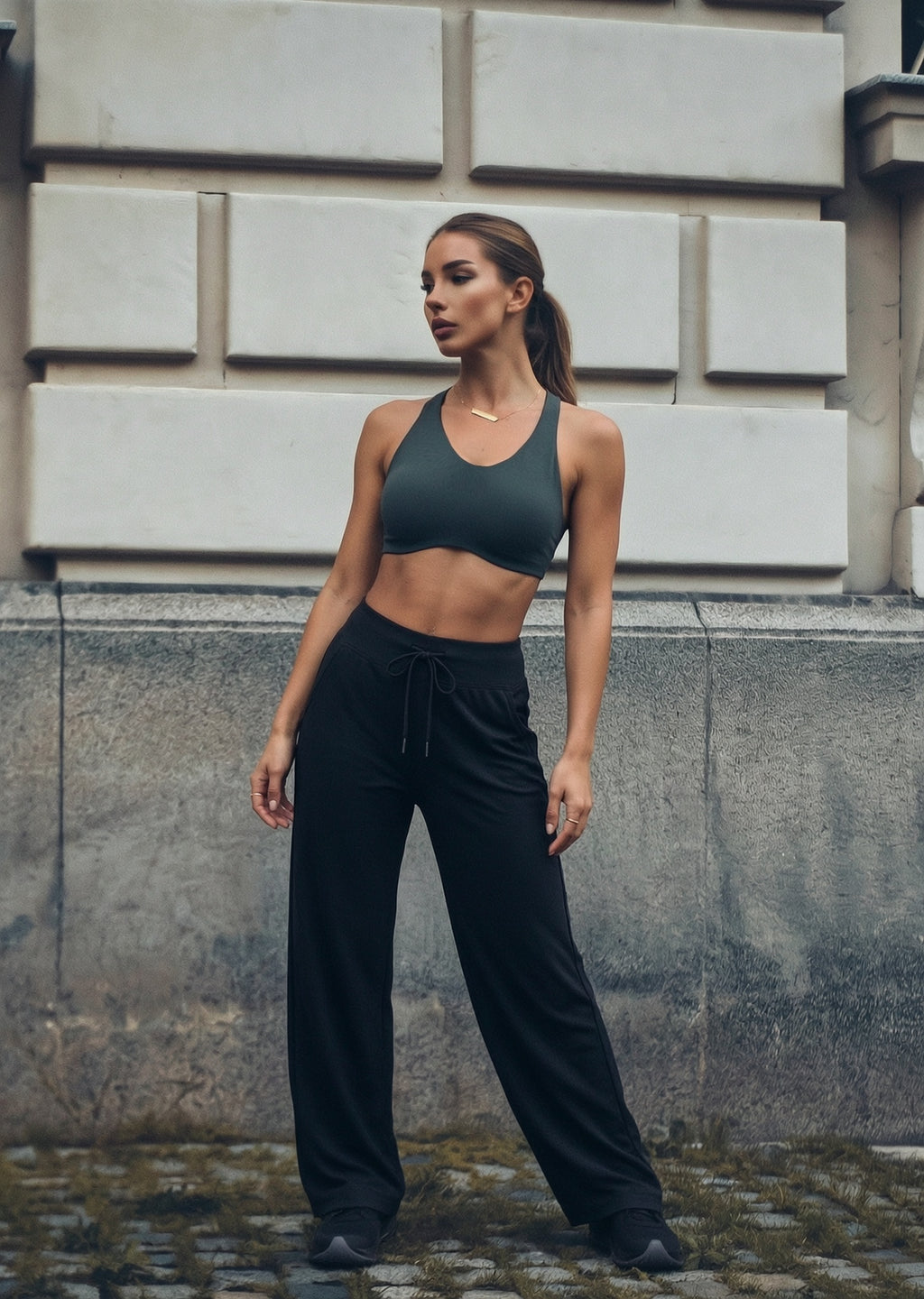 Aoxjox "Form" High neck racer Back Bra