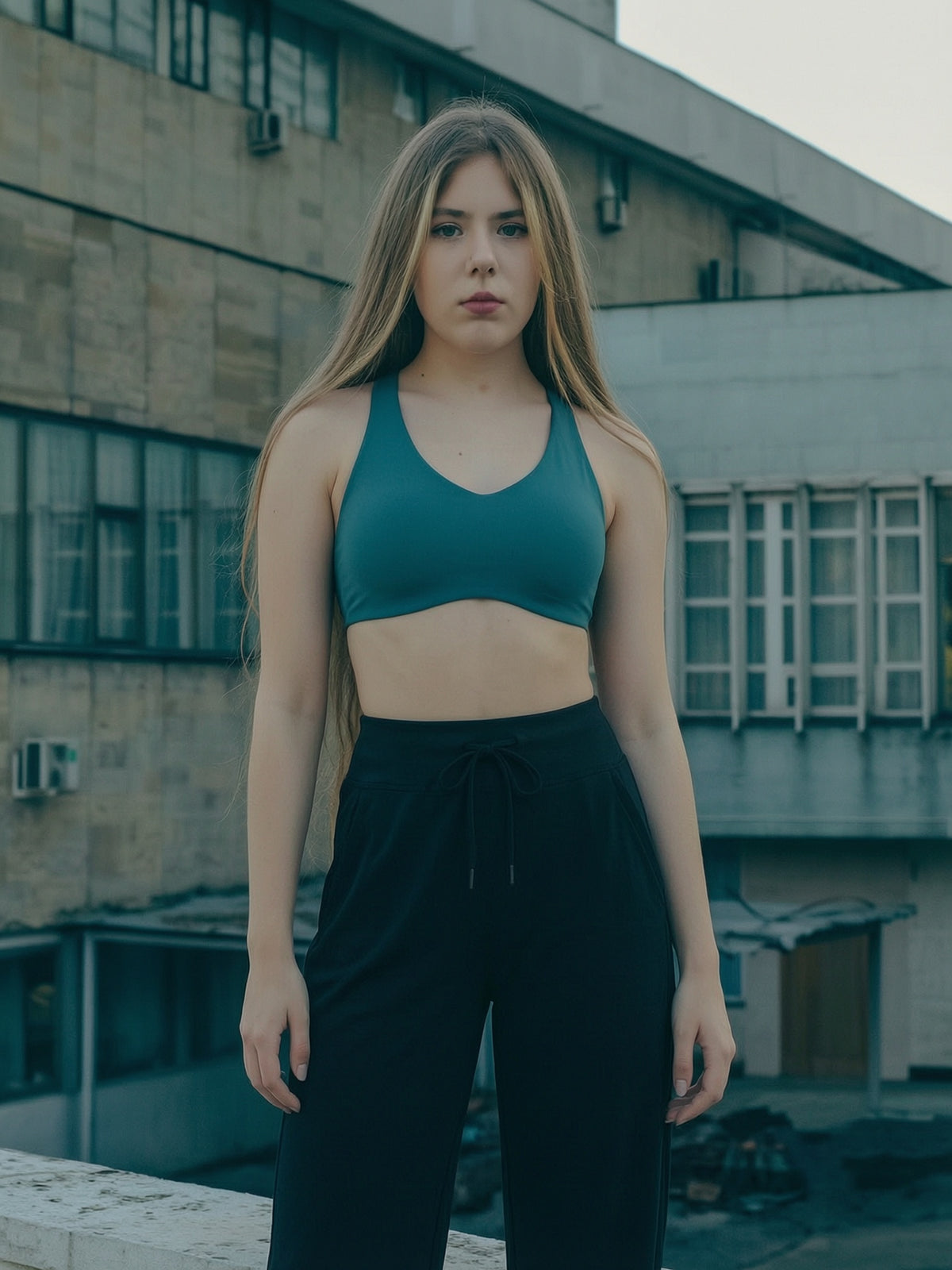 Aoxjox "Form" High neck racer Back Bra