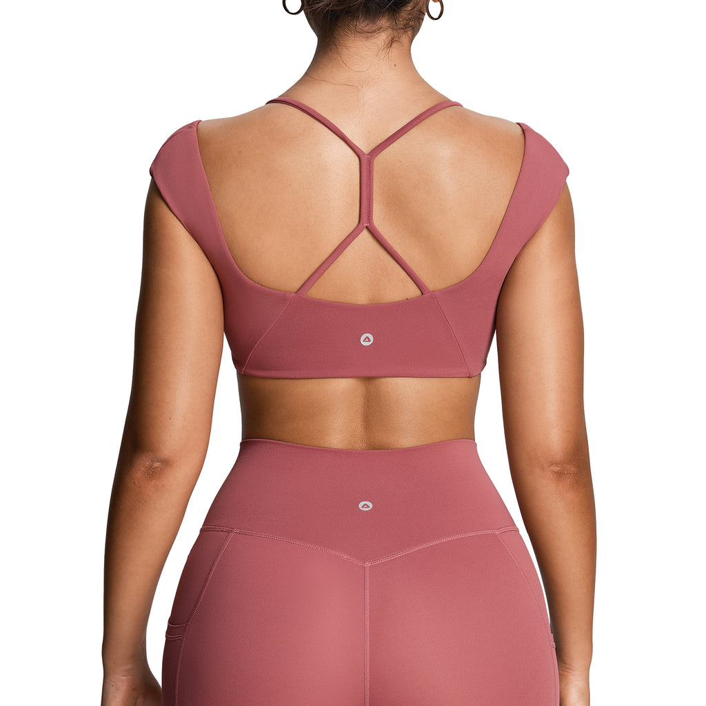 Aoxjox LUXEYOGA Scrunch Bra