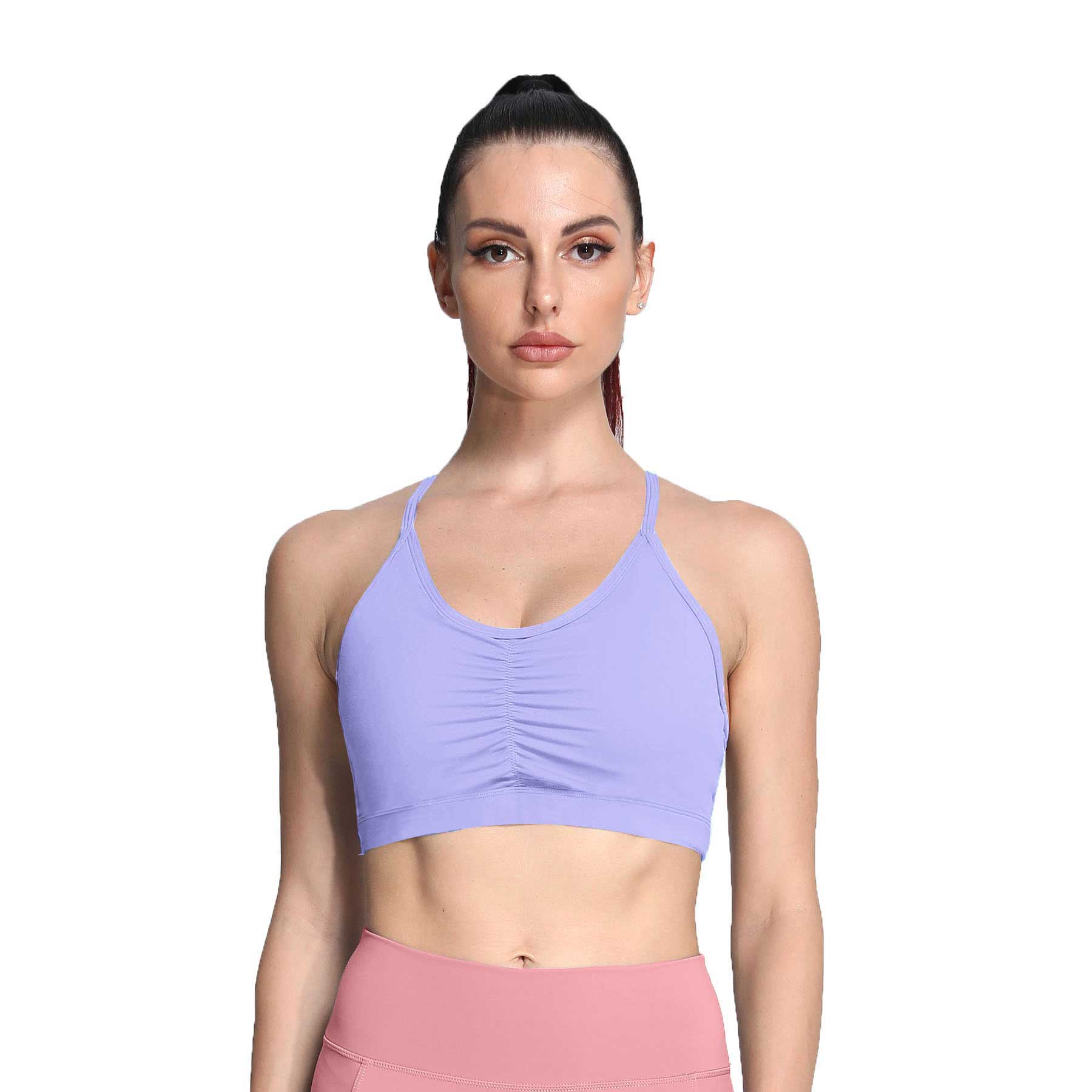 Aoxjox Ruched "Baddie" Sports Bras