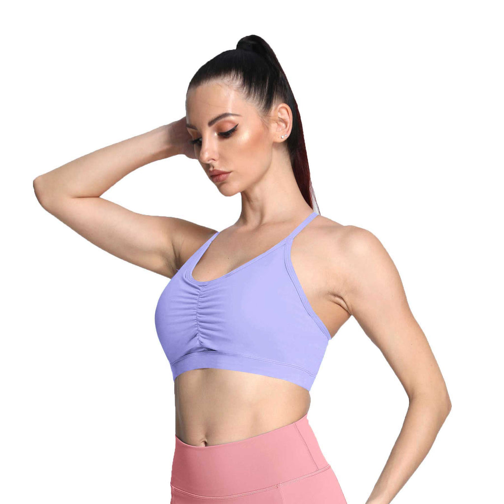 Aoxjox Ruched "Baddie" Sports Bras