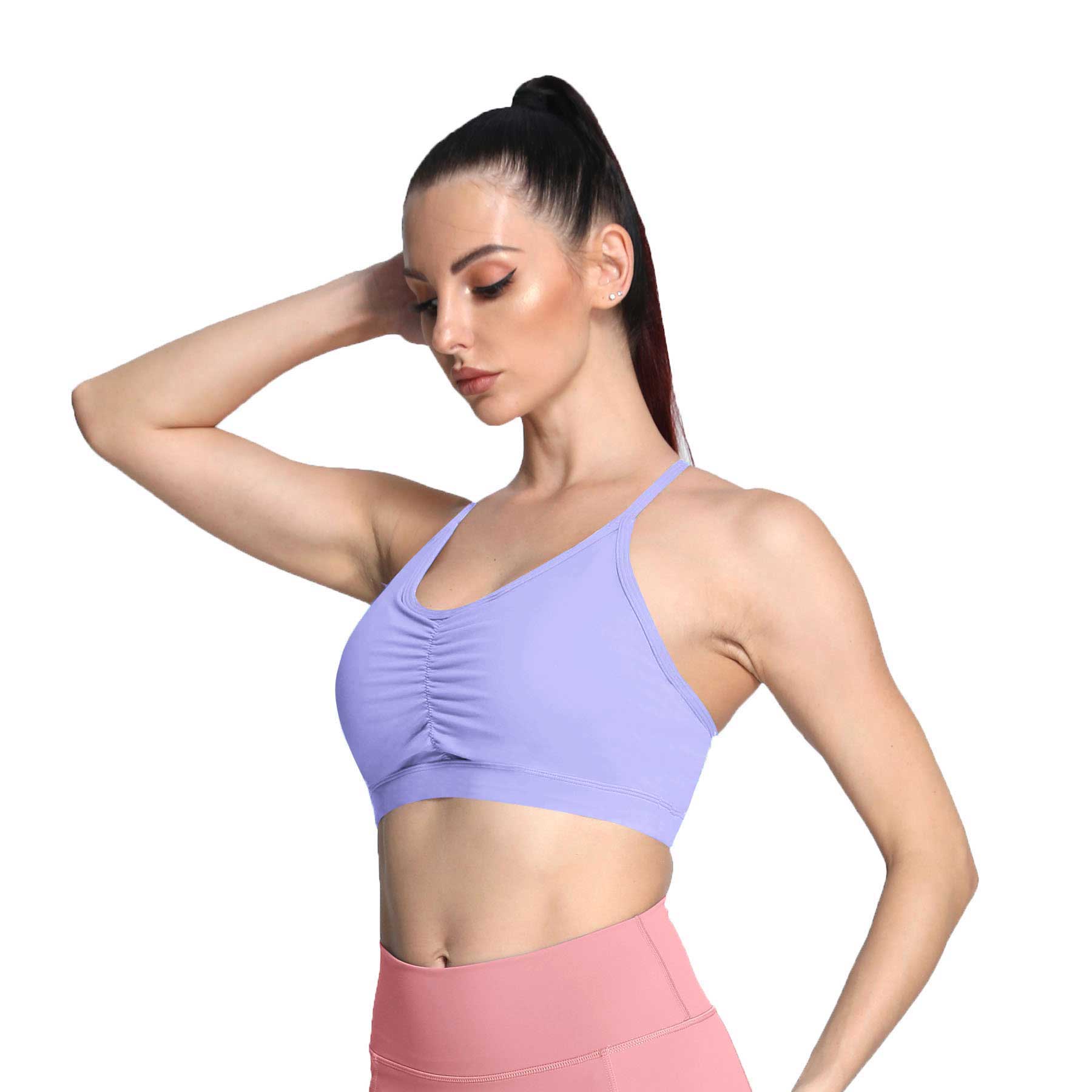 Aoxjox Ruched "Baddie" Sports Bras